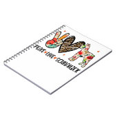 Peace Liebe Schnauzer Funny Gift Dog Lover Notizblock (Linke Seite)