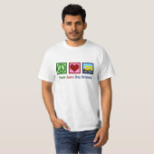 Peace Liebe School Busfahrer T-Shirt (Vorne ganz)