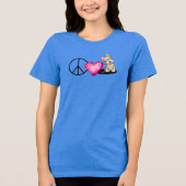 Peace Liebe Scotties T - Shirt (Vorderseite)