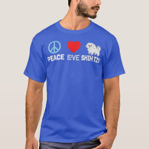 Peace Liebe Shih Tzu T - Shirt - Funny Dog Person