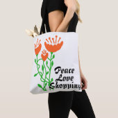 Peace Liebe Shopping Blume Tasche (Von Nahem)