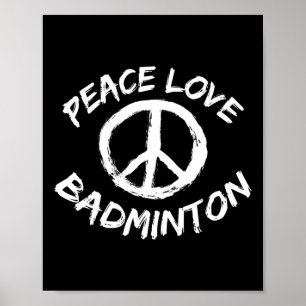 Peace Liebe Shuttle Sprichwort Outfit Peace Liebe Poster