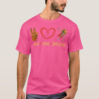 Peace Liebe Skeleton  T-Shirt