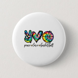 Peace Liebe Sketch Gefärbte Krawatte Niedlich Sket Button