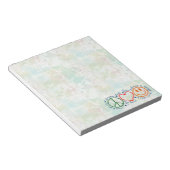 Peace Liebe Smile Notizblock (angewinkelt)