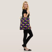 Peace Liebe Smile Pattern Tasche (Am Model)