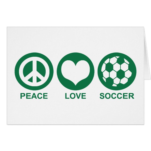 Peace Liebe Soccer (Vorderseite (Horizontal))