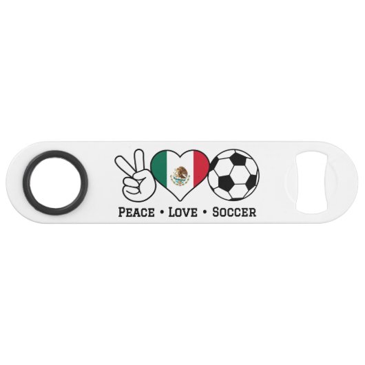 Peace Liebe Soccer Bar Key (Vorderseite (Horizontal))