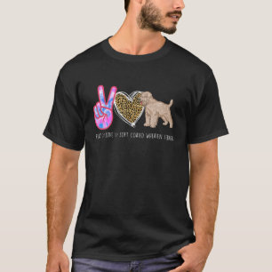 Peace Liebe Soft Coated Wheaten Terrier Funny S Lo T-Shirt