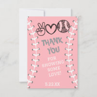 Peace Liebe Softball Geburtstag