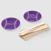 Peace Liebe Softball Geburtstag Fächer (Non-assembled)