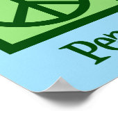 Peace Liebe Stand Up Comedy Poster (Ecke)