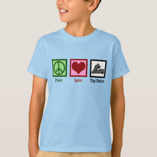 Peace Liebe Steche Tanz Kinder T-Shirt