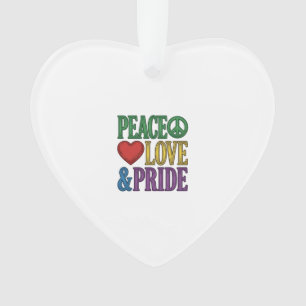 Peace Liebe Stolz Vintage Gravur Vektor Design_1 Ornament