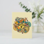Peace Liebe Sunshine Postkarte (Stehend Vorderseite)