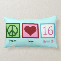 Peace Liebe Sweet 16 Birthday Girl