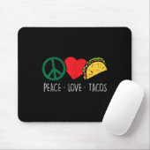 Peace Liebe Tacos Cinco De Mayo Fiesta Mexican Hip Mousepad (Mit Mouse)
