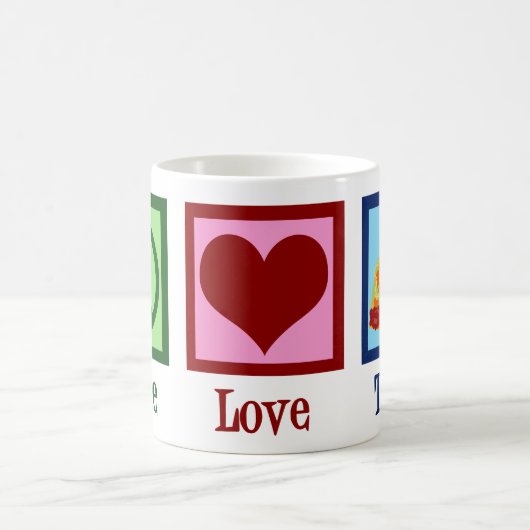 Peace Liebe Tacos Kaffeetasse (Mittel)