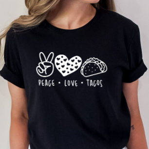 Peace Liebe Tacos, Taco Dienstag, Taco Shirt