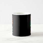 Peace Liebe Technology Retro Computerlehrer Vibes Kaffeetasse (Mittel)