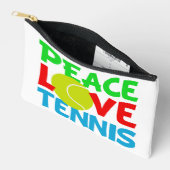 Peace Liebe Tennis Niedlich Sports Zubehörtasche (Offen)