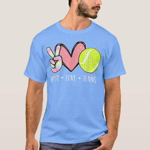Peace Liebe Tennis Niedliches Design für Damen Tee