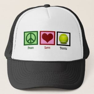 Peace Liebe Tennis Truckerkappe