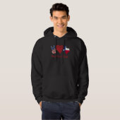 Peace Liebe Texas Hoodie (Vorne ganz)