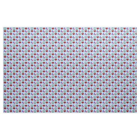 Peace Liebe Texas Pattern Stoff (Yard (91,4 cm))