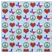 Peace Liebe Texas Pattern Stoff (Muster)