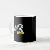Peace Liebe Third Grade Fun Gefärbte Krawatte Stud Kaffeetasse (Vorderseite Links)