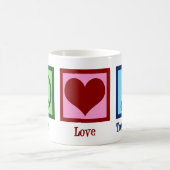 Peace Liebe Toxicology Kaffeetasse (Mittel)