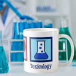 Peace Liebe Toxicology Kaffeetasse<br><div class="desc">Peace Liebe Toxicology. Ein cooles Giftgeschenk für einen Wissenschaftler,  der in einem Labrador als Gift- und Giftexperte arbeitet. Unterstützen Sie Toxizitätsforscher mit diesem niedlichen Design!</div>