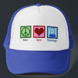 Peace Liebe Toxicology Niedlich Toxicologist Truckerkappe<br><div class="desc">Peace Liebe Toxicology. Ein cooler Toxikologe hat für einen Wissenschaftler,  der in einem Labrador als Gift- und Giftexperte arbeitet. Unterstützen Sie Toxizitätsforscher mit diesem niedlichen Design!</div>