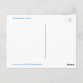 Peace Liebe Tranquility Symbol Postkarte (Rückseite)