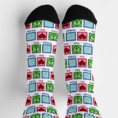 Peace Liebe Trumpet Niedliche Band Socken (Oben)