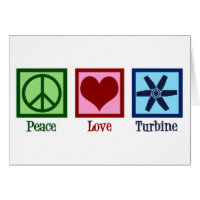 Peace Liebe Turbine Fan