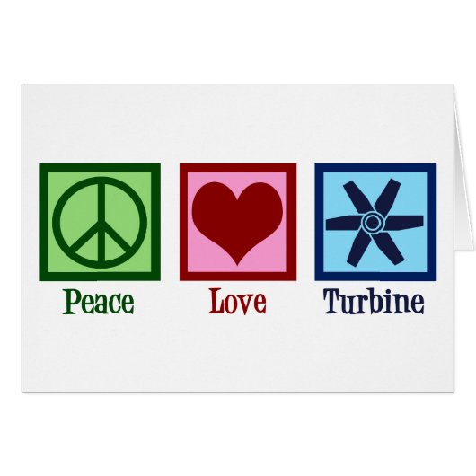 Peace Liebe Turbine Fan (Vorderseite (Horizontal))