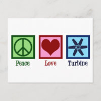 Peace Liebe Turbine Fan