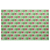 Peace Liebe Turtles Stoff (Fat Quarter (45,7 x 55,9 cm))
