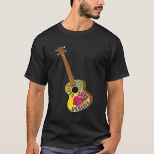 Peace Liebe Ukelele Funny Uke Player Geschenk für T-Shirt