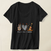 Peace Liebe Ukulele T-Shirt (Ablage )