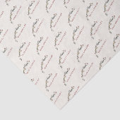 Peace Liebe und Joy Red Berries Grüne Urlaub Seidenpapier (Ausschnitt)