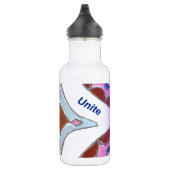 Peace Liebe Unity hakuna matata .png Trinkflasche (Rechts)