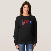 Peace Liebe Utah Sweatshirt (Vorne ganz)