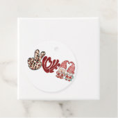 Peace Liebe Valentines | VALENTINSTAG Geschenkanhänger (Beispiel)