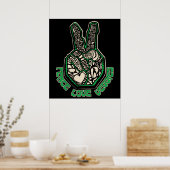 Peace Liebe Veggies Poster (Küche)
