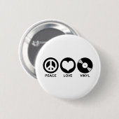 Peace Liebe Vinyl Button (Vorne & Hinten)