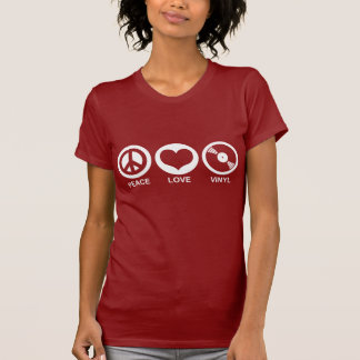 Peace Liebe Vinyl T-Shirt