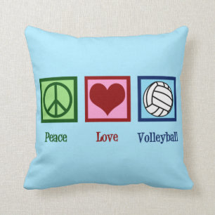 Peace Liebe Volleyball Kissen